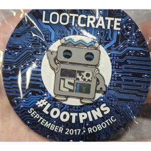September 2017 Robotic Loot Crate Loot Pin